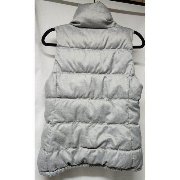 Old Navy Gray Puffer Vest Size Small Insulated - Picture 5 of 16